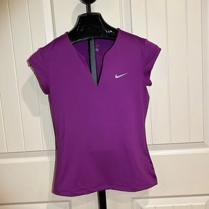 Nike Pure Cap Sleeve Athletic Top - Fuchsia - Medium